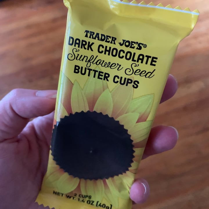 photo of Trader Joe's Dark Chocolate  Sunflower Seed Butter Cups shared by @keeponveganon on  31 May 2021 - review