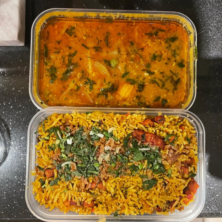review photo of Hungry Beast Vegan Indian Kitchen Vegan Chicken Tikka Biryani shared by @arunan on 24 Dec 2021 - review