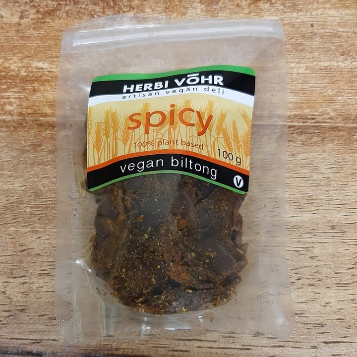 photo of HERBI VŌHR Spicy Vegan Biltong shared by @mikejuliette on  26 Jul 2020 - review