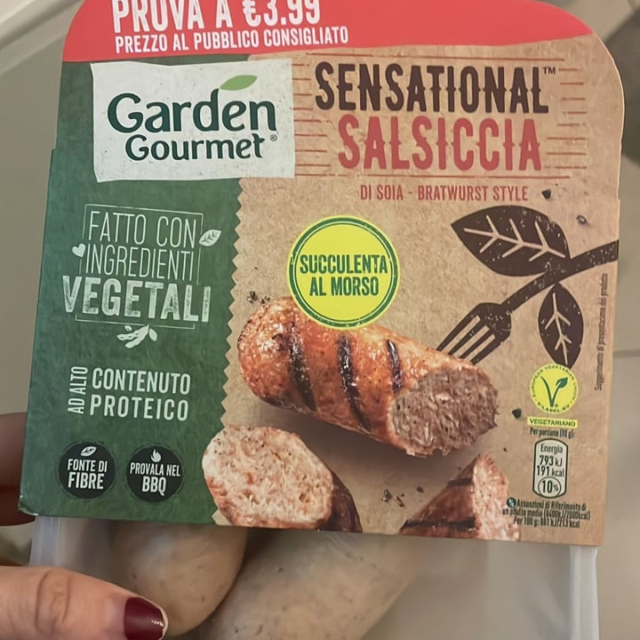 photo of Garden Gourmet Salsicce garden gourmet shared by @sardinella on  20 Nov 2022 - review