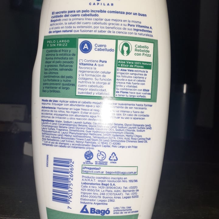 review photo of Bagovit Bagovit Shampoo shared by @costaurbana on 28 Apr 2022 - review