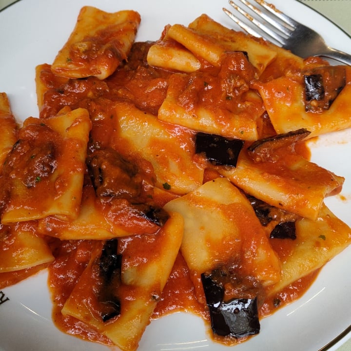 photo of Ravizza 1871 Paccheri alla Norma shared by @grebrachiosaur on  25 Oct 2021 - review