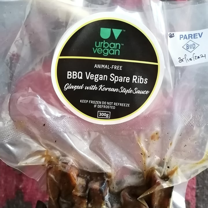 photo of Urban Vegan BBQ Vegan Spare Ribs Glazed with Korean style Sauce shared by @janawinters on  17 Nov 2020 - review