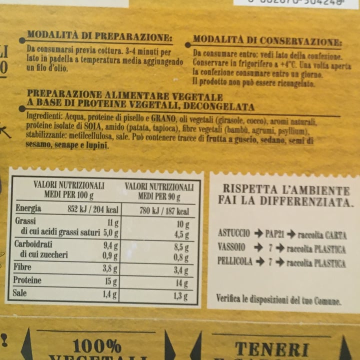 review photo of Unconventional Filetti Vegetali 0% Pollo 100% Gusto - Plant Based Fillet shared by @zoeciep on 09 Apr 2022 - review