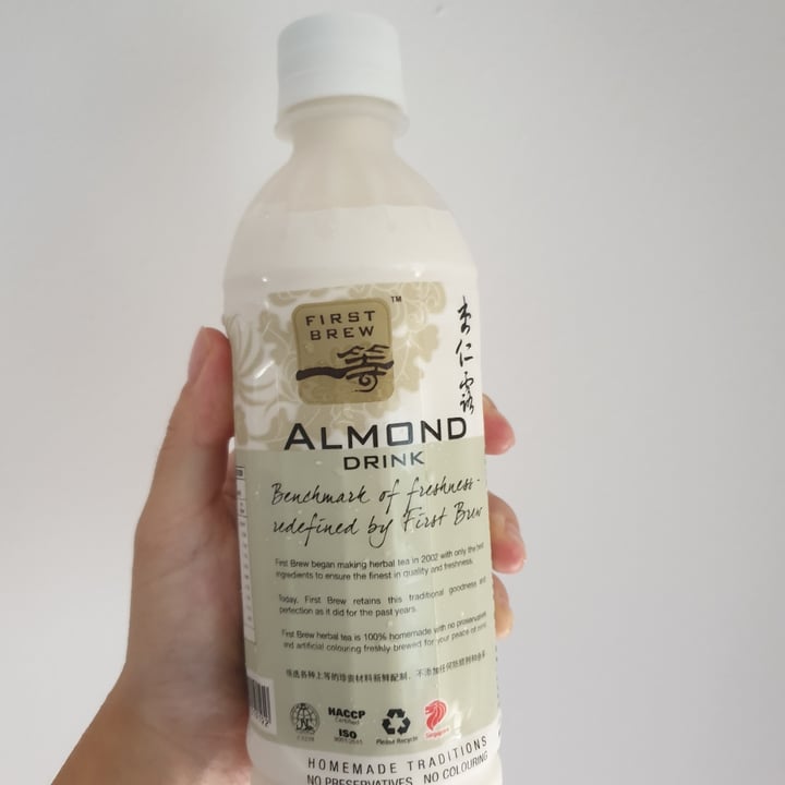 photo of First Brew Almond drink shared by @plantaepy on  30 Nov 2021 - review