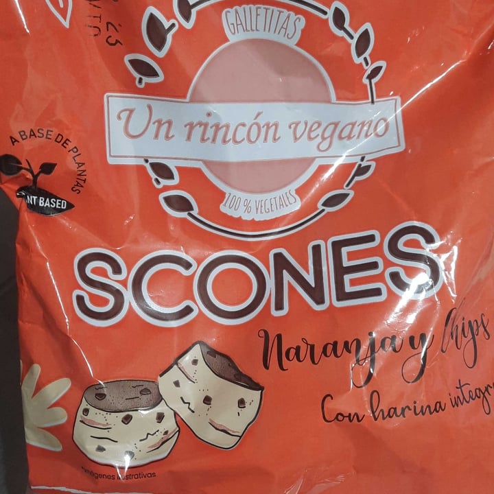 photo of Un Rincón Vegano Scones De Naranja Con Chips De Chocolate shared by @betianameaurio on  14 Dec 2022 - review