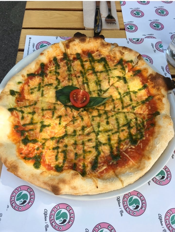 review photo of Green Flamingo Innsbruck Pizza shared by @veganjaa on 14 Jan 2020 - review