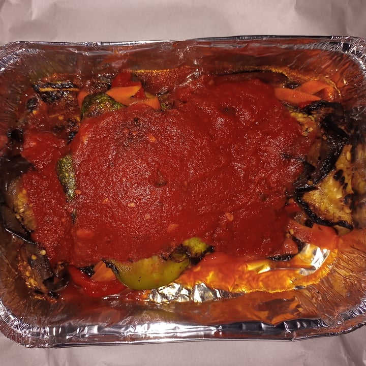 review photo of Restaurante Sancho Lasagna de Berenjenas con Salsa Filetto shared by @daif on 09 Mar 2021 - review
