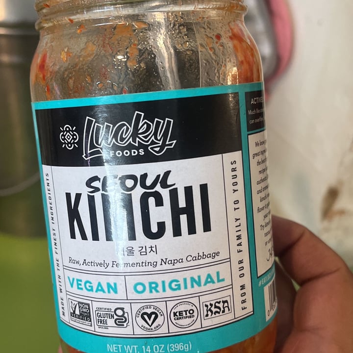 photo of Lucky Vegan Foods Seoul Kimchi shared by @jtopian89 on  24 Apr 2022 - review