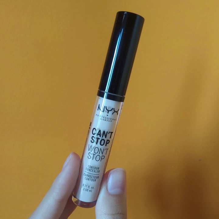 photo of NYX Cosmetics Can’t Stop Won’t Stop Contour Concealer shared by @chloebotta on  06 Sep 2022 - review