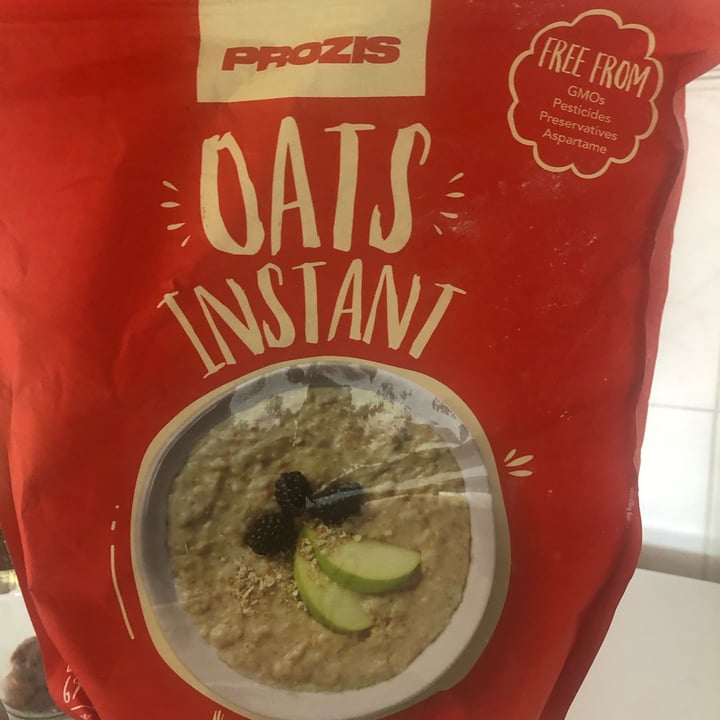 photo of Prozis Oats instant and whole shared by @sofiarmartins on  13 May 2022 - review