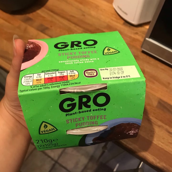 photo of GRO GRO Sticky Toffee Pudding shared by @emsharlow on  12 Jul 2020 - review