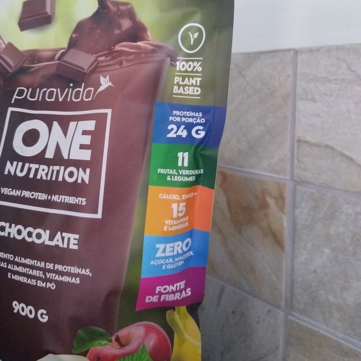 photo of puravida One nutrition sabor chocolate shared by @marianabuono on  25 Apr 2022 - review