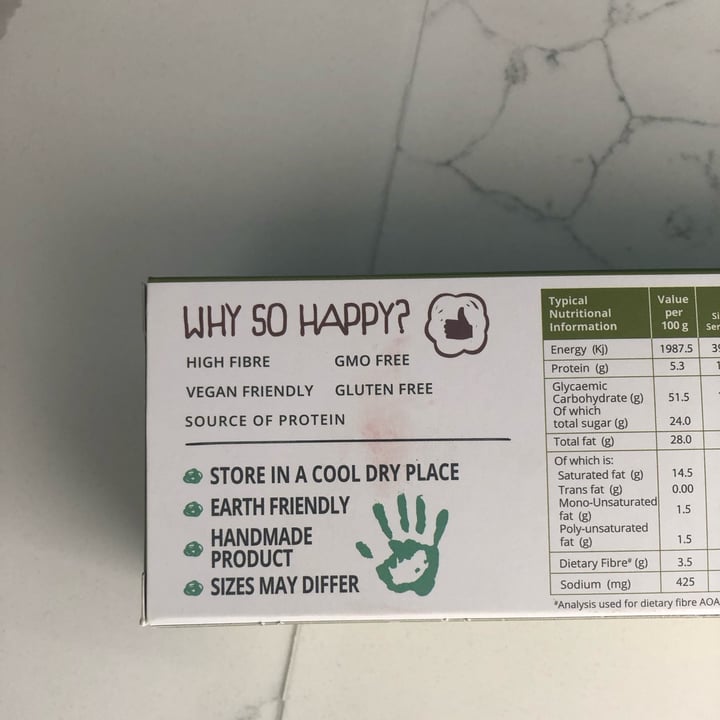 photo of Happy Earth People Coconut + Vanilla Cookies shared by @zsuz on  13 Nov 2022 - review