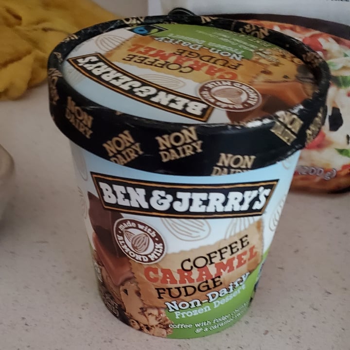 photo of Ben & Jerry's Coffee Caramel Fudge Non-Dairy Frozen Dessert shared by @joman12 on  20 May 2020 - review