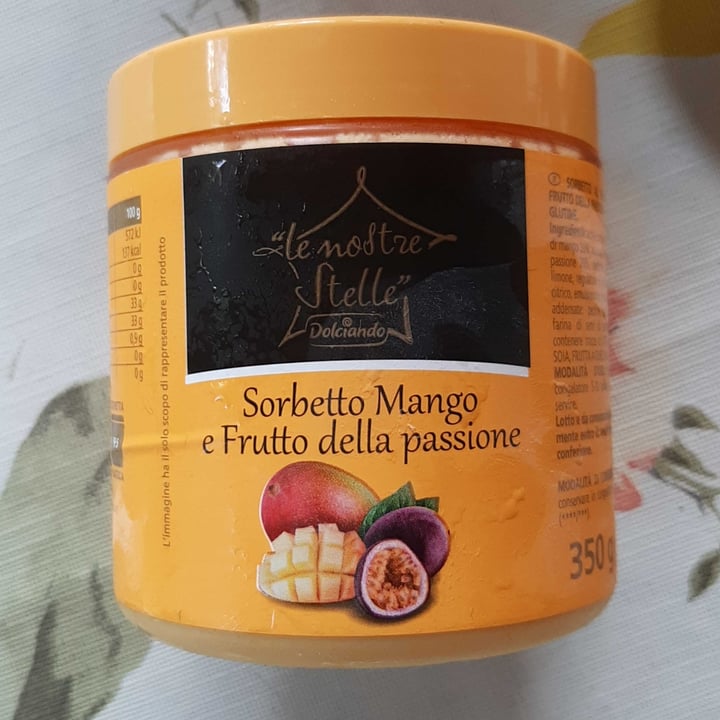 review photo of Le nostre stelle Sorbetto Mango E Frutto Della Passione shared by @chiaaraferraro on 08 Sep 2022 - review