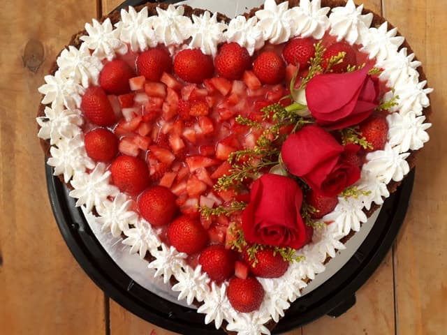 「Pastel de Fresas con crema」の料理の写真