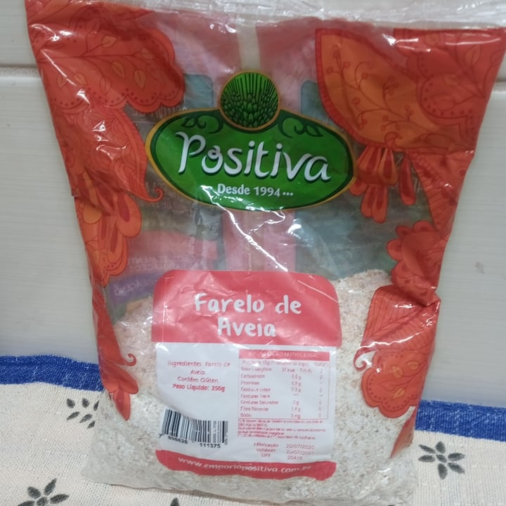photo of Positiva Farelo de Aveia shared by @camilaesteves on  16 Oct 2022 - review