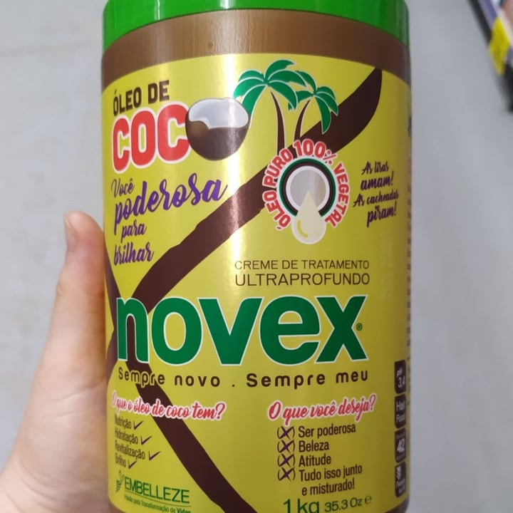 photo of Novex Creme De Tratamento Ultraprofundo - Óleo De Coco shared by @anaalb on  22 Aug 2022 - review