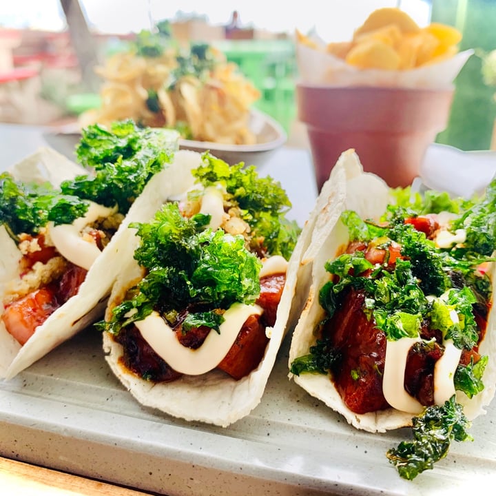 photo of Pear Tree Bistro Pulled Seitan Chicken Tacos shared by @rozanne on  17 Nov 2020 - review