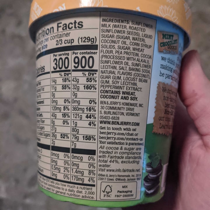 review photo of Ben & Jerry's Mint Chocolate Cookie shared by @redeft89 on 15 Jan 2022 - review