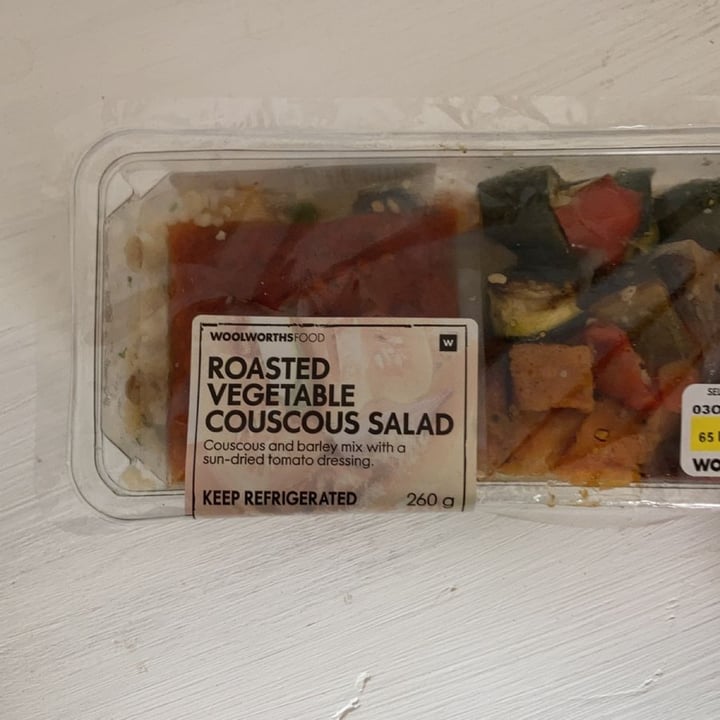 review photo of Woolworths Food Roasted Vegetable Couscous Salad shared by @amymcc on 01 Oct 2021 - review