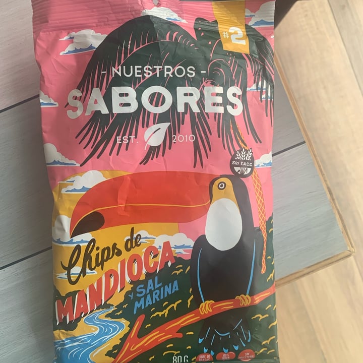 photo of Nuestros Sabores Chips De Mandioca shared by @danibrain on  01 Jan 2022 - review