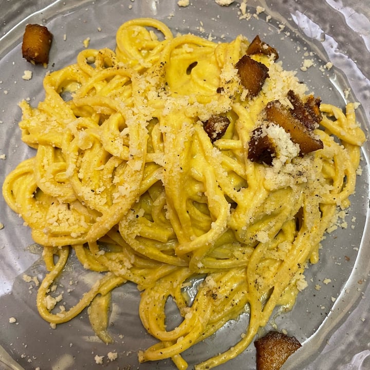 photo of Rifugio Romano Carbonara vegana shared by @anitilommi on  23 Mar 2022 - review