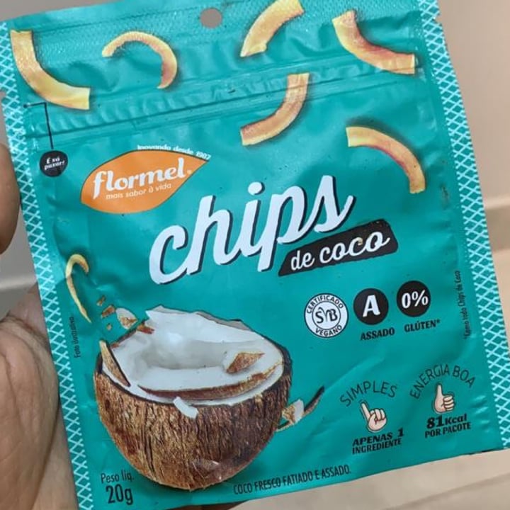 photo of Flormel Chips De Coco shared by @pfafreitas on  18 Jul 2021 - review