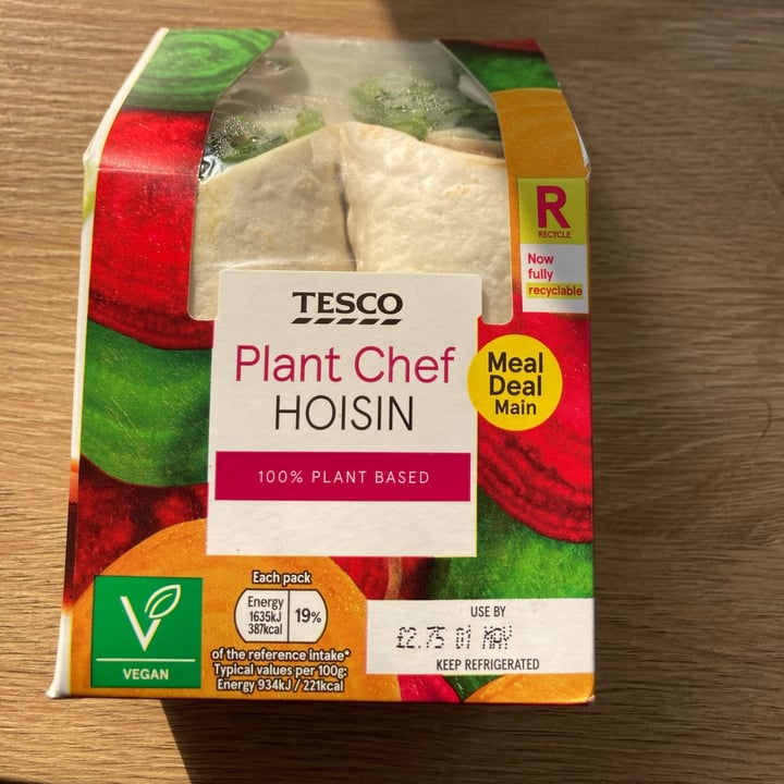photo of Tesco Plant Chef Hoisin wrap shared by @jontr on  01 May 2021 - review