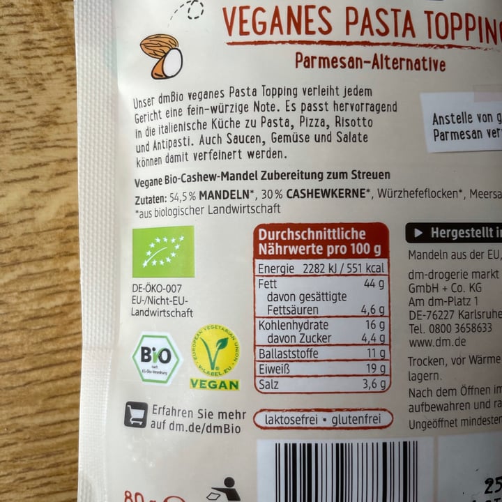 photo of dmBio Veganes Pasta Topping shared by @julyn on  11 Jun 2021 - review