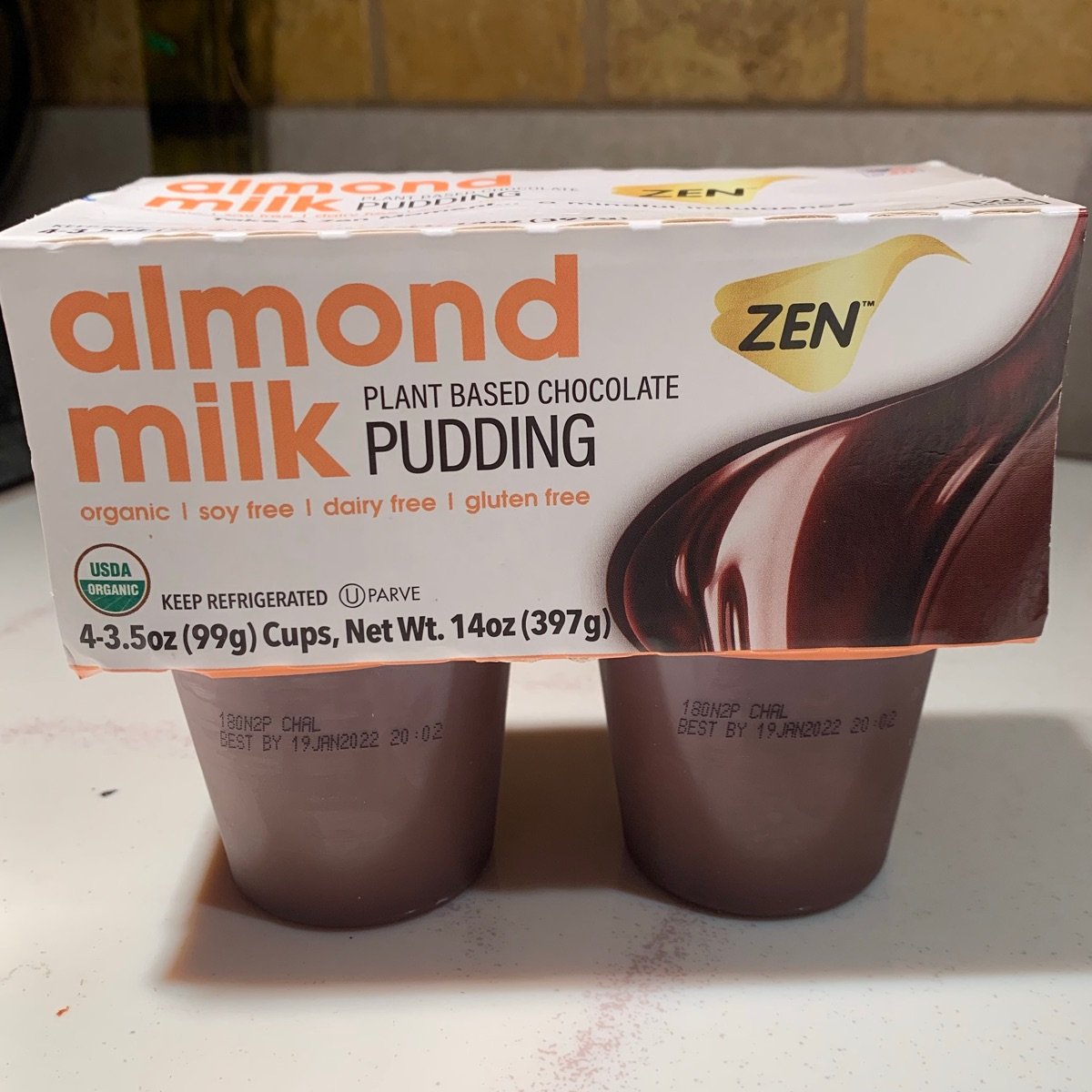 Zen Almond Milk Plant Based Chocolate Pudding Reviews abillion