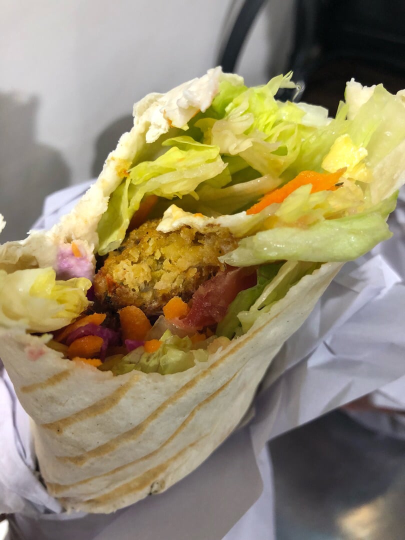 Falafel wrap at Tava Restaurant, Hong Kong - Vegan Dish Reviews ...