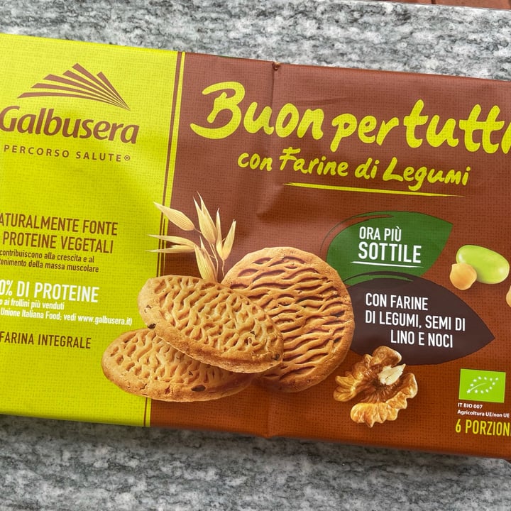 photo of Galbusera Biscotti con farina di legumi shared by @laelena on  10 Oct 2021 - review