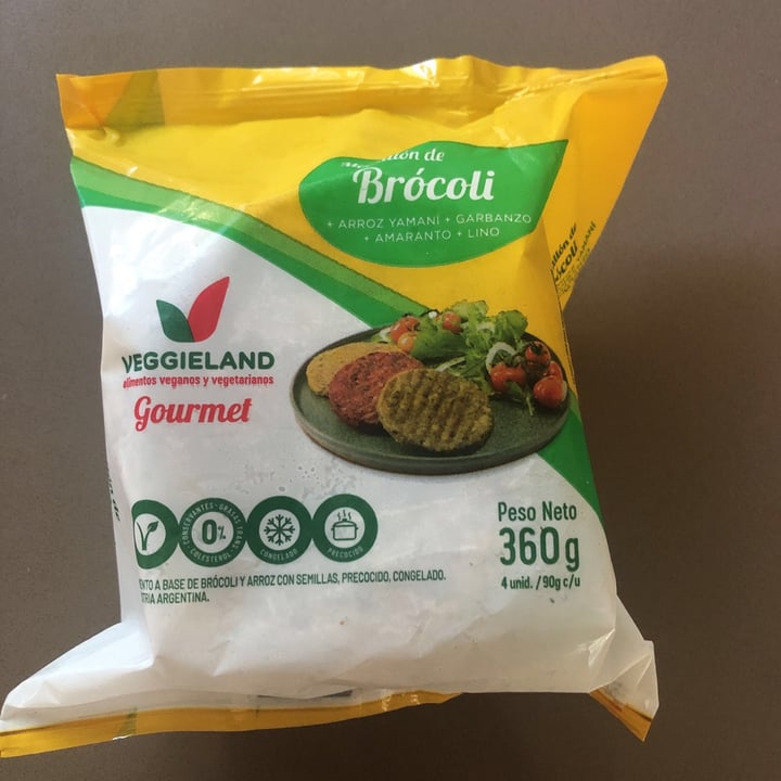 review photo of Veggieland Medallón de Brócoli shared by @veganizandoando on 02 Mar 2021 - review