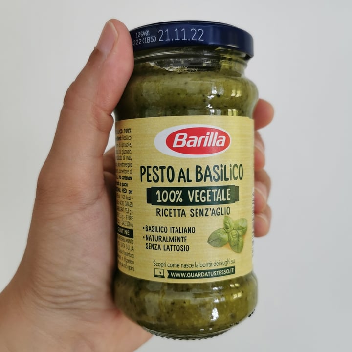 photo of Barilla Pesto Basilico Vegan shared by @vegoloso on  04 Oct 2022 - review