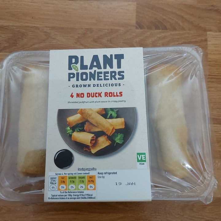 photo of Plant Pioneers No duck rolls shared by @charlielouise87 on  17 Jan 2021 - review