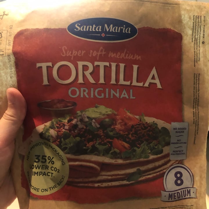 photo of Santa María Medium Tortilla Wrap Vollkorn shared by @giuliazzi on  25 Sep 2022 - review