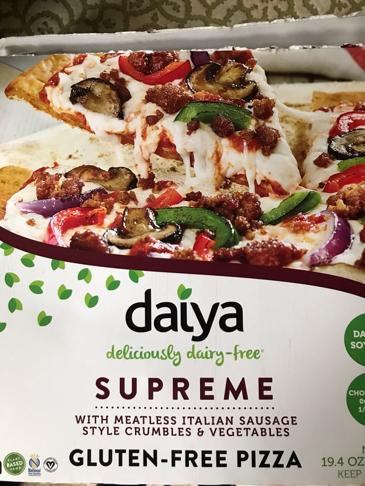 review photo of Daiya Supreme Pizza Sausage, Mushrooms & Bell Peppers shared by @annamarie80 on 09 Jul 2019 - review