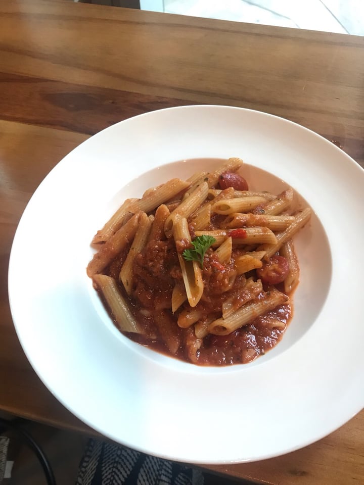 photo of The Spread Arrabiata Pasta shared by @peasfulpea on  09 Oct 2019 - review