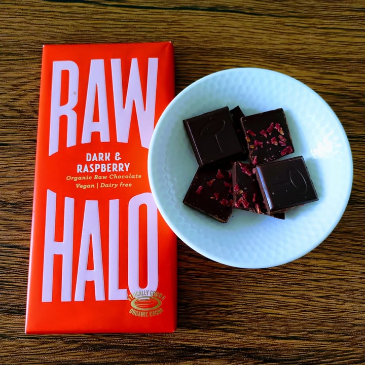 photo of Raw Halo Dark & Raspberry Organic Raw Chocolate shared by @stevenneoh on  07 Dec 2021 - review