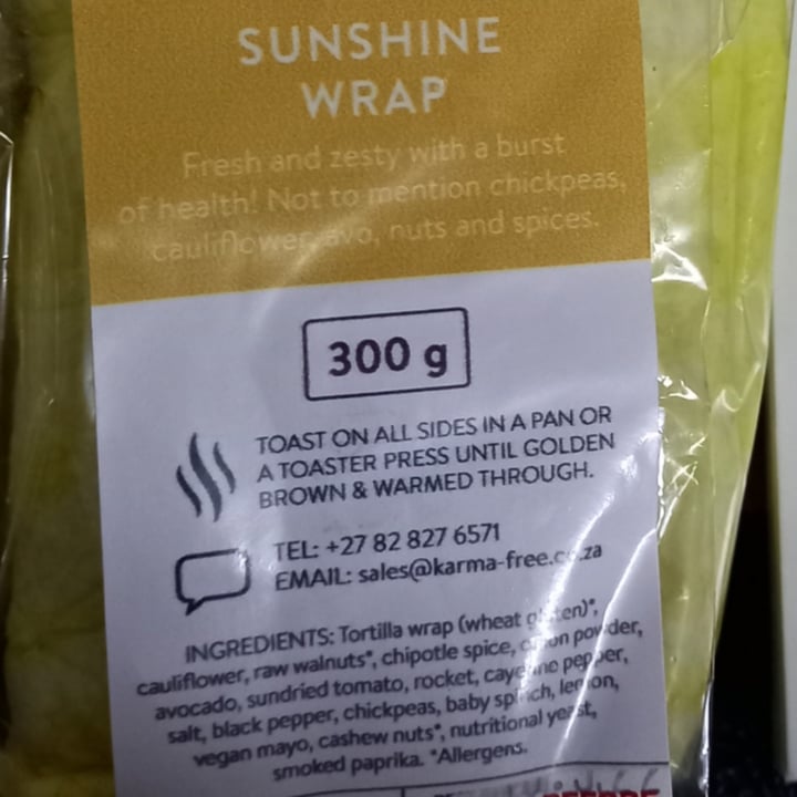 review photo of Karma Free Sunshine Wrap shared by @nicole963 on 03 Apr 2022 - review