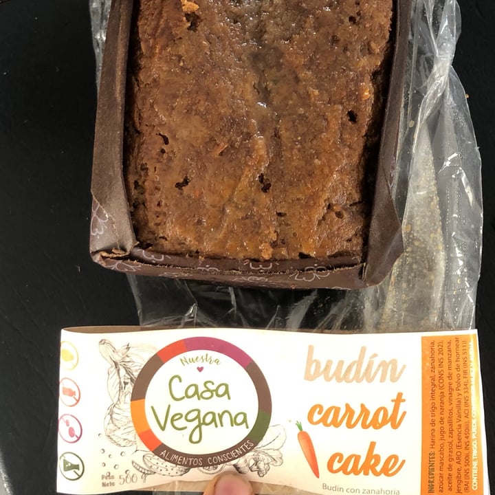 photo of Casa Vegana Budín Carrot Cake shared by @pilischoenfeld on  23 Sep 2021 - review