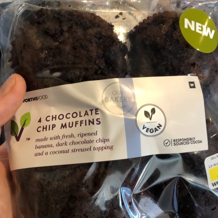 photo of Woolworths Food Vegan chocolate muffin shared by @herb_ivore98 on  13 Oct 2021 - review