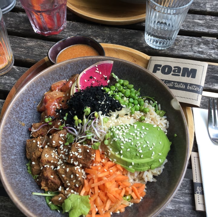 review photo of FOAM Breakfast-Lunch-Catering Sushi Bowl shared by @jcap12 on 25 Aug 2020 - review