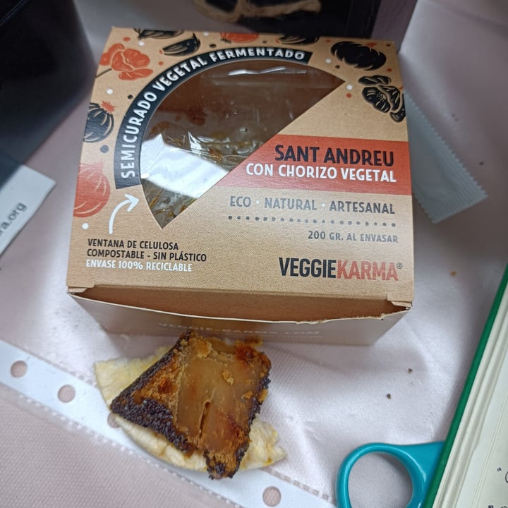 photo of Veggie Karma Sant Andreu con chorizo vegetal shared by @lispm on  01 May 2022 - review