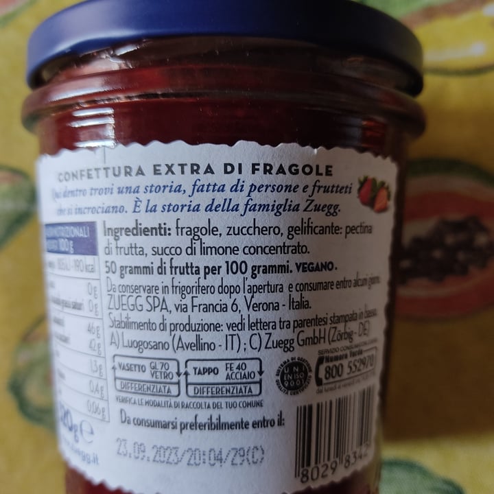 photo of Zuegg Marmellata di fragole shared by @chiarin94 on  16 Feb 2022 - review