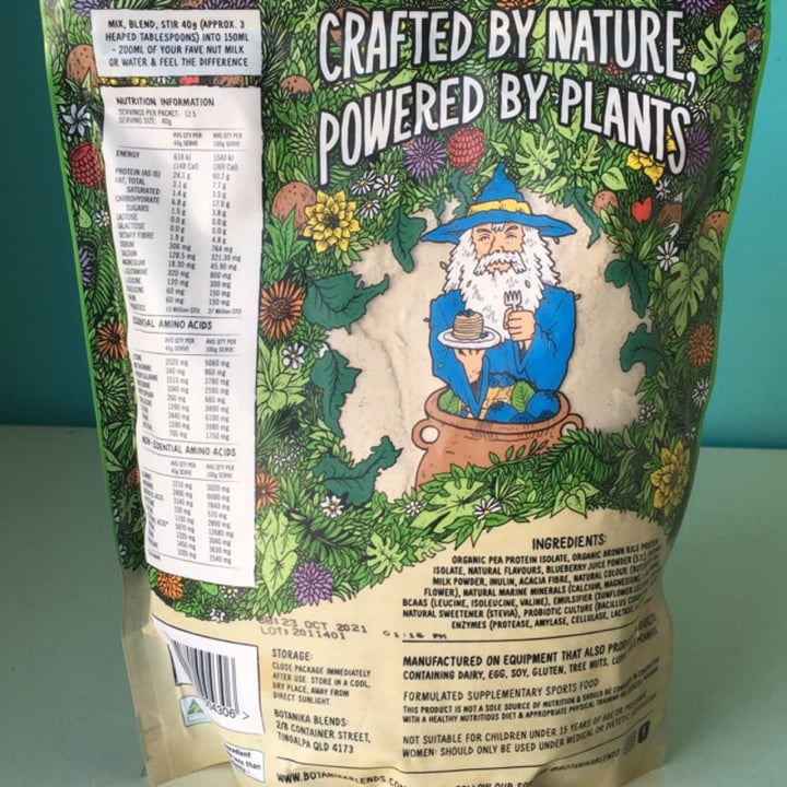 photo of Botanika Blends Blueberry pancake Flavoured Protein Powder shared by @foodieegee on  08 Jun 2020 - review