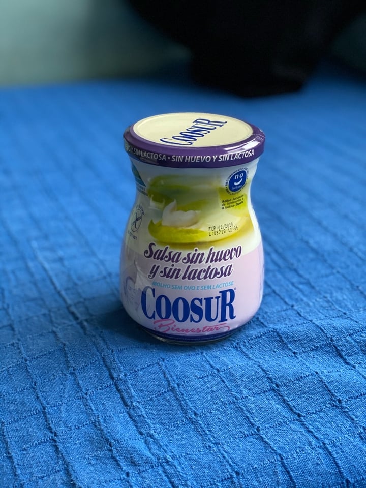 photo of Coosur Salsa sin Huevo y Lactosa (Mayonesa Vegana) shared by @dobarganes on  11 Dec 2019 - review