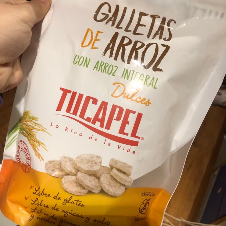 photo of Tucapel Galletas de arroz integral dulces shared by @betarraguita on  27 Oct 2020 - review